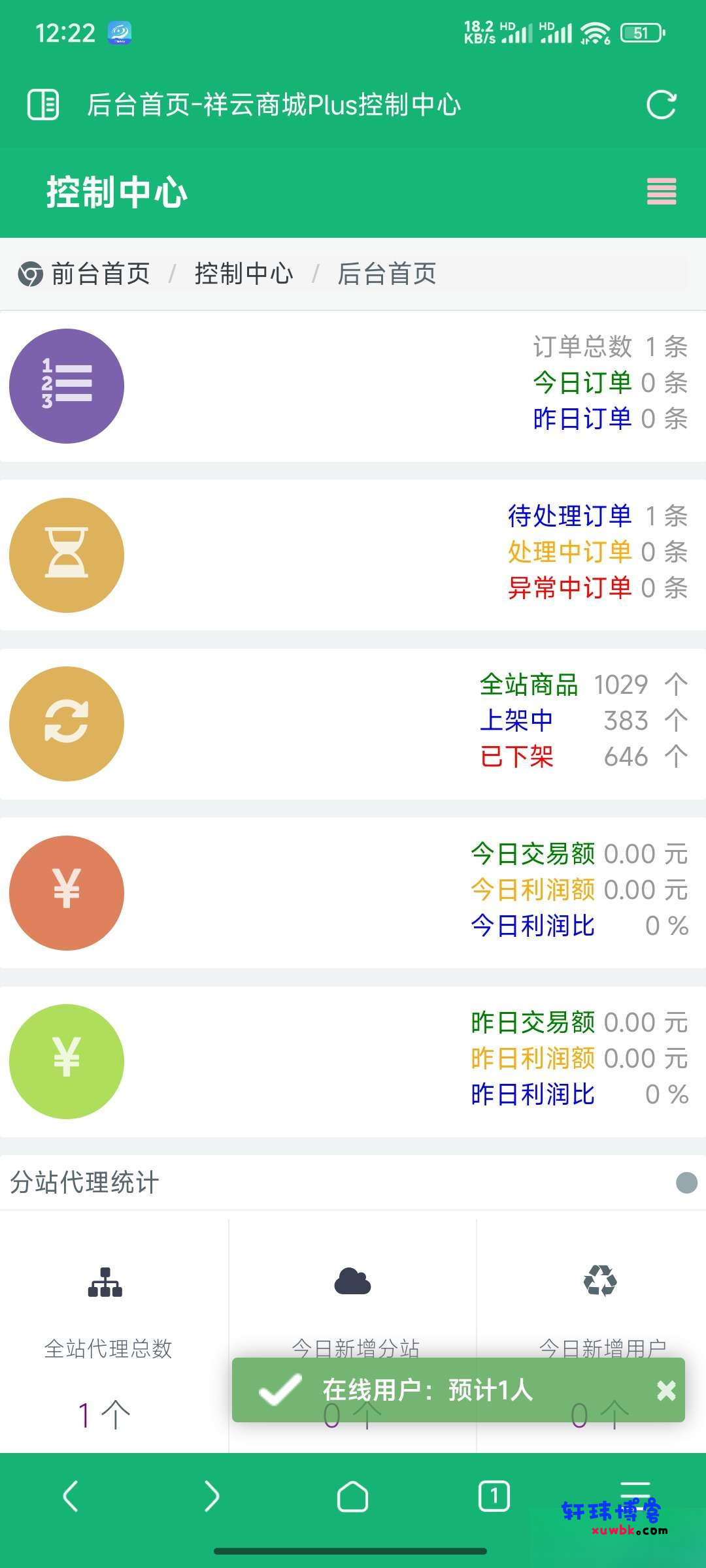 祥云系统开源云商城程序全开源版 个人程序云商城-轩玮博客