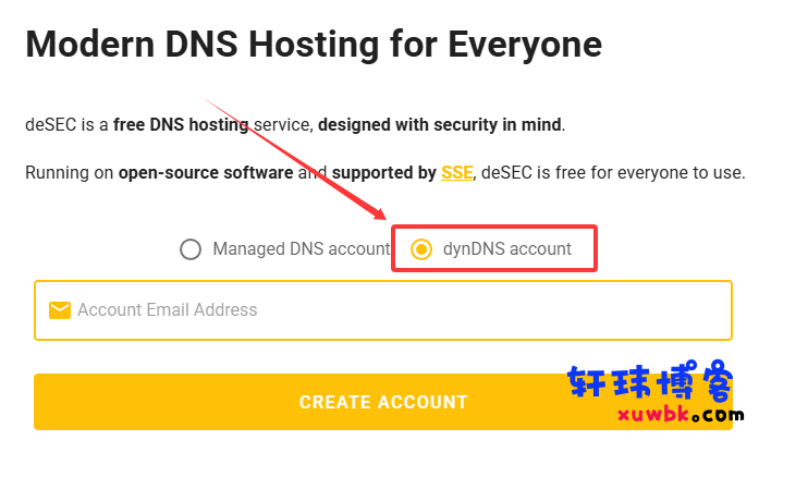 desec.io 免费二级域名-基于建站技术与致力打造一个IT博客轩玮博客