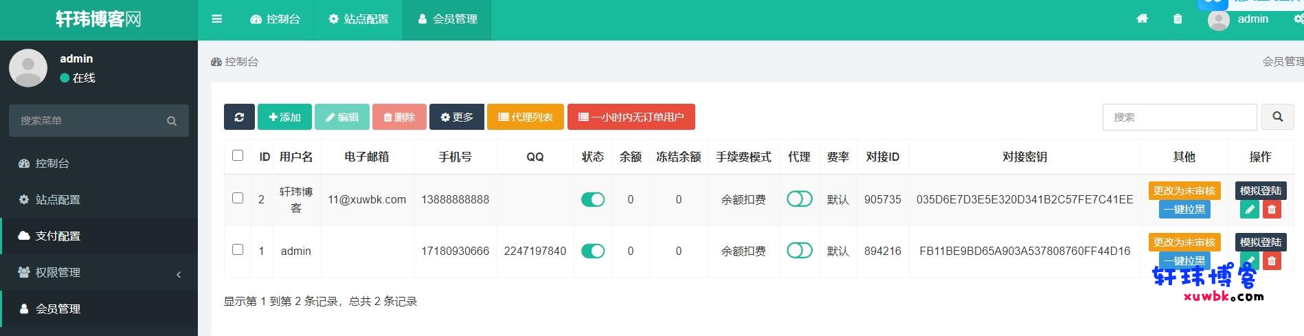 聚合支付系统源码-基于建站技术与致力打造一个IT博客轩玮博客